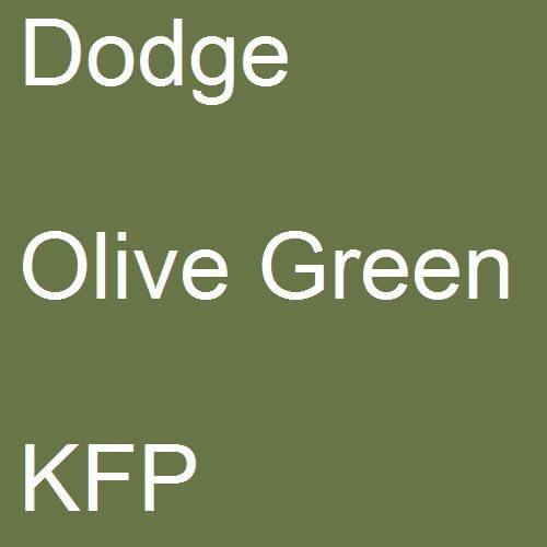 Dodge, Olive Green, KFP.